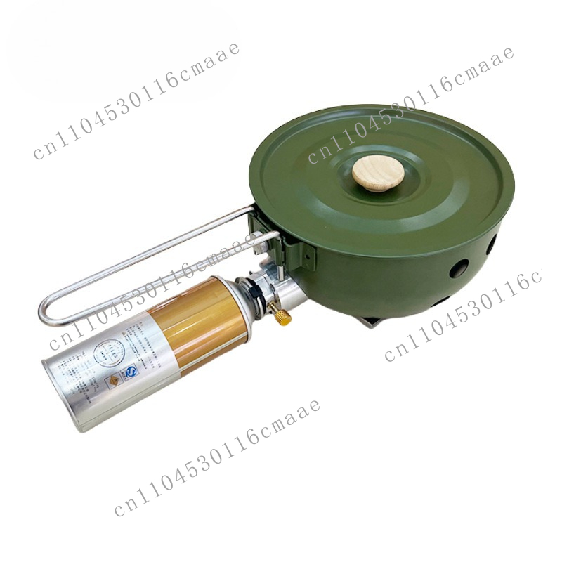 Camping Cooking Gas Stove Portable Tool - Draagbare buitenkooktoestel met geïntegreerde pot en