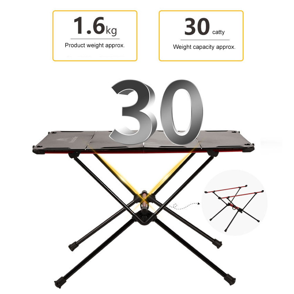 Camping Cooking Lightweight - Opvouwbare campingtafel Lichtgewicht opvouwbare buitentafel Opvouwbare