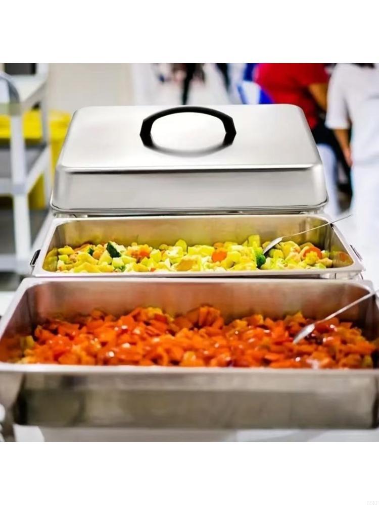 Camping Cooking Meals - Platte deksel met vierkante vorm voor
