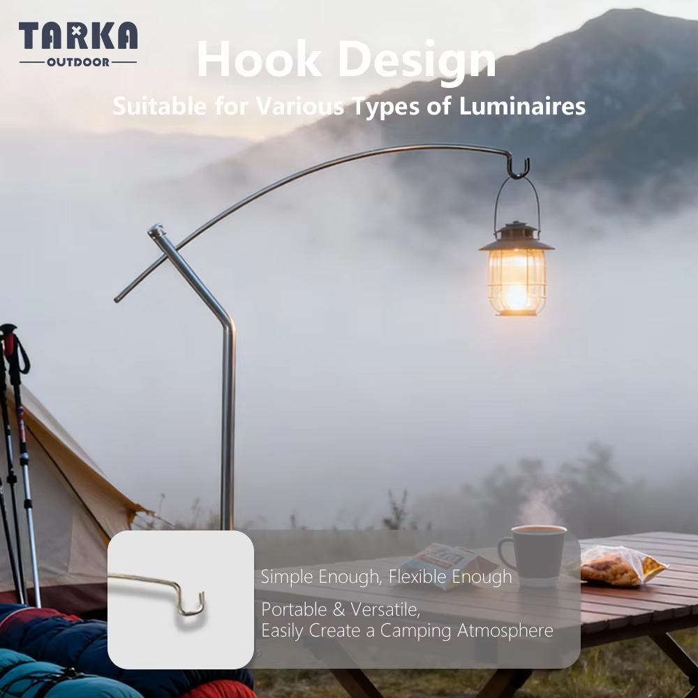 Camp Cutting Board - TARKA Afneembare Lantaarnstandaard Verstelbaar Ultralight Licht