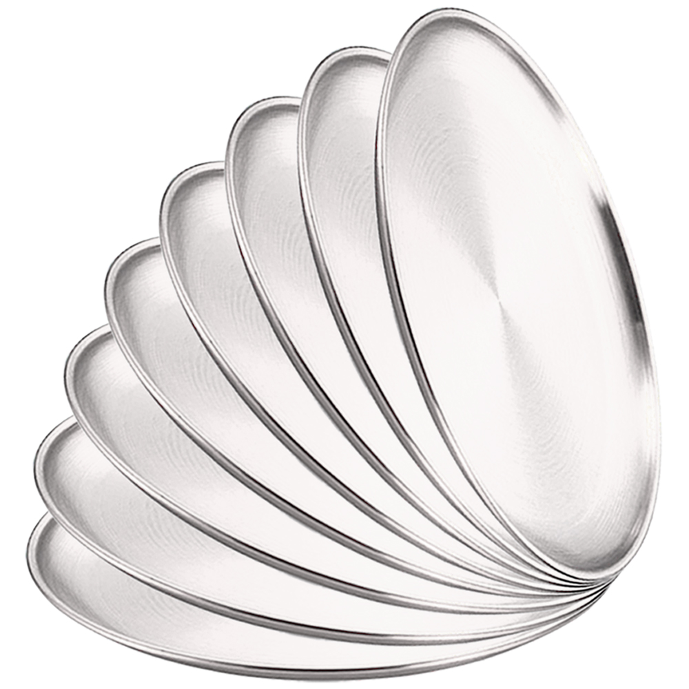 Camping Cooking Meals - 8 Stuks Metalen Eetschotel Roestvrij Stalen