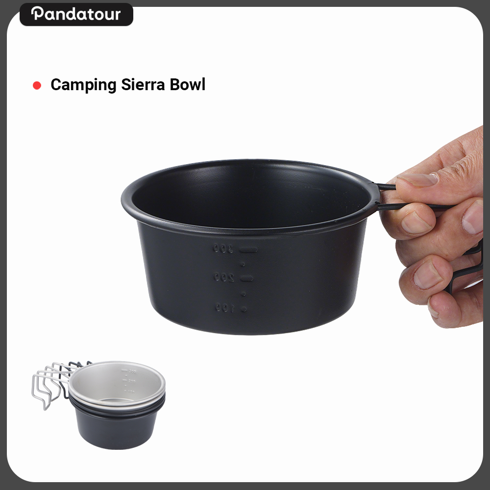 Camping Cooking Lightweight - Pandatour Outdoor Camping Sierra Bowl met