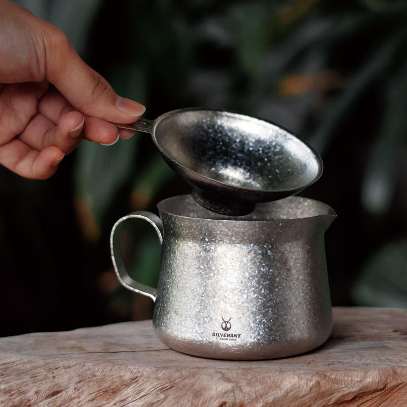 Pocket Coffee Maker - Titanium Koffie Theepot Ketel Mok Cup