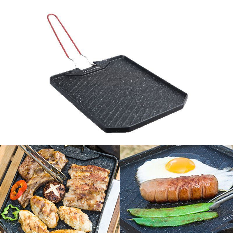 Camping Cooking Cupboard - Outdoor camping barbecuepan Huishoudelijke koekenpan met