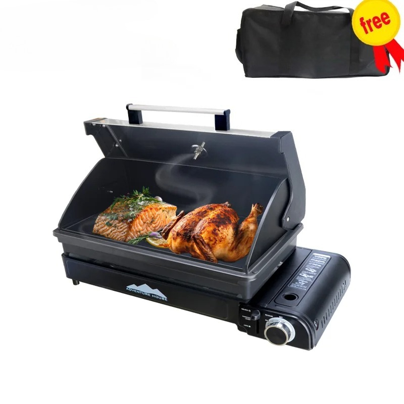 Camping Cooking Gas Stove Portable Tool - Buiten barbecue van roestvrij staal, picknick