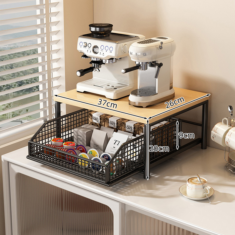 Pocket Coffee Maker - Koffiemachine opbergrek uittrekbare lade organizer ijzer