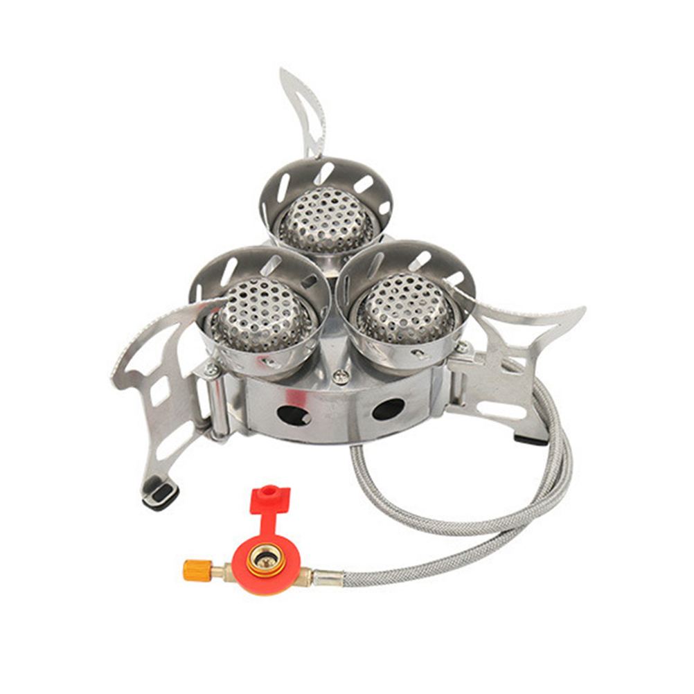 Camping Cooking Gas Stove Portable Tool - 11000W krachtige winddichte buitenkookuitrusting met opbergtas