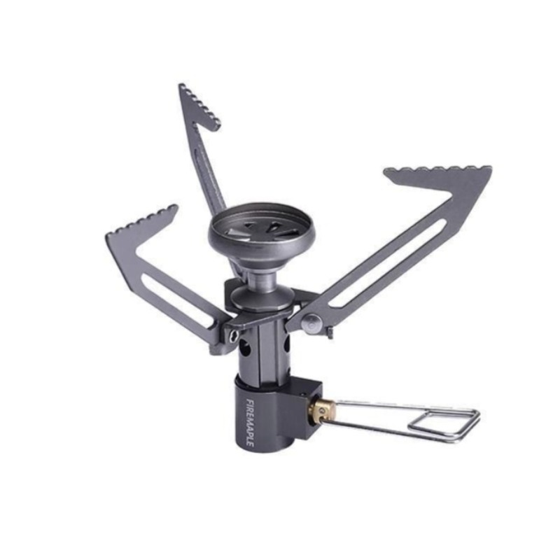 Camping Cooking Gas Stove Portable Tool - Lichtgewicht draagbare campingkachel Opvouwbare mini-camping titanium