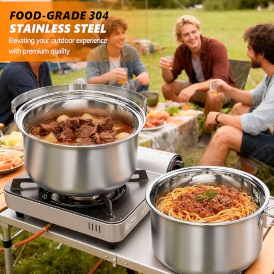 Campingkookset, lichtgewicht r - Camping Cooking Mess Kit recensie en prijs