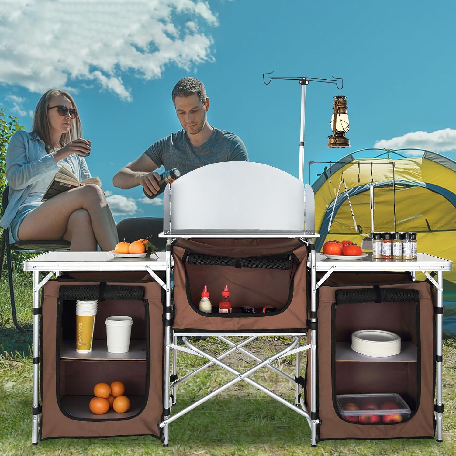 Campingkeukentafel, opvouwbare - Camping Cooking Cupboard recensie en prijs