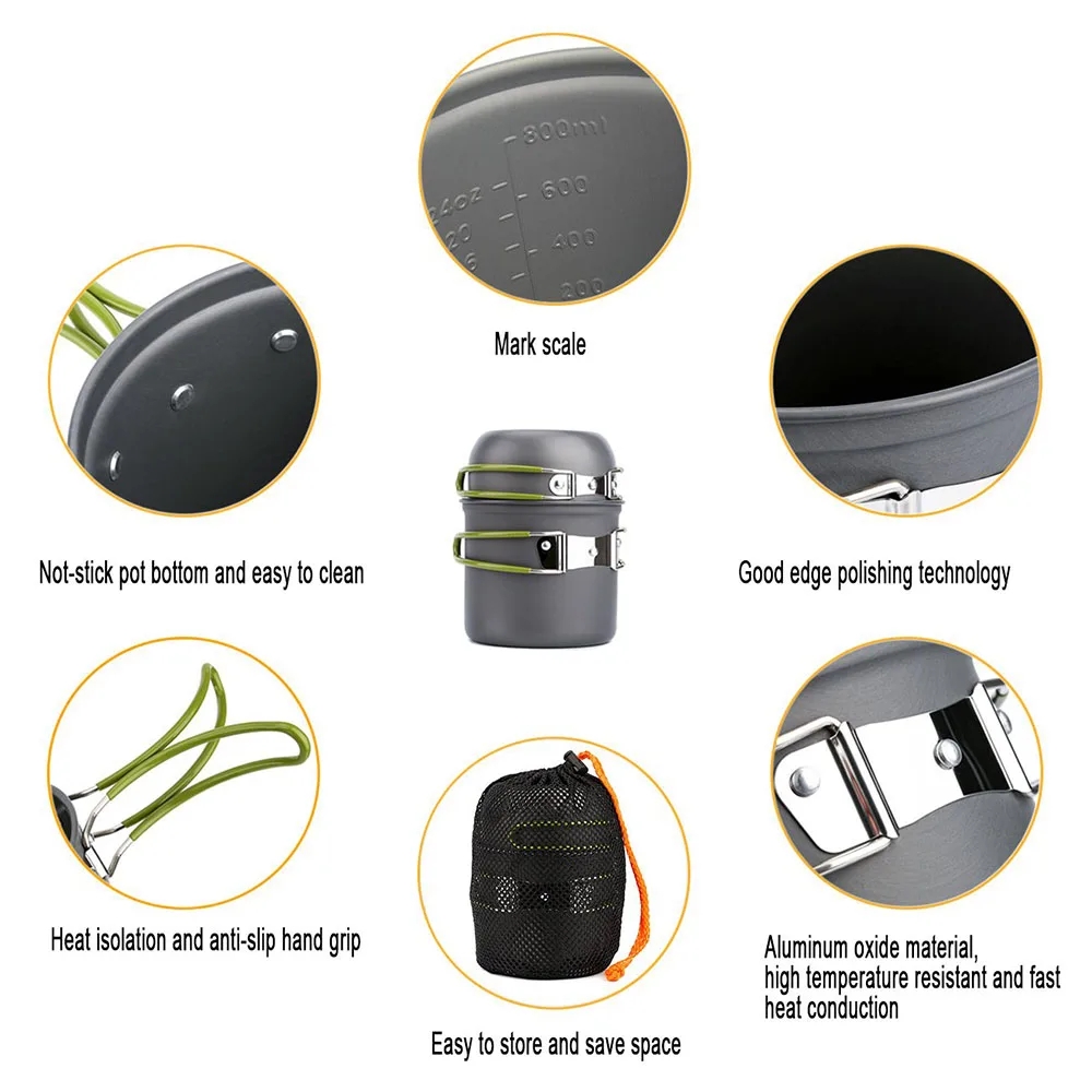 Campingkookgerei Mess Kit Ultr - Camping Cooking Mess Kit recensie en prijs