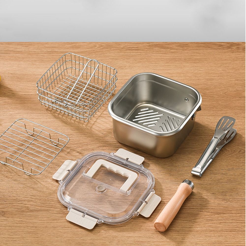 Draagbare roestvrijstalen koek - Camping Cooking Cylinder recensie en prijs