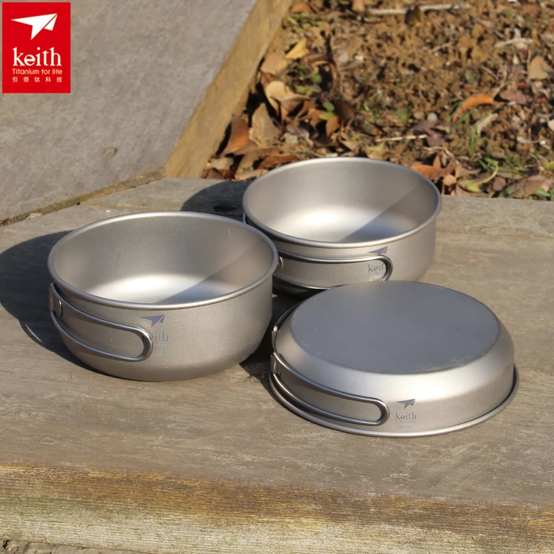 Keith 3PCS Titanium Kookgerei  - Camping Cooking Sets recensie en prijs