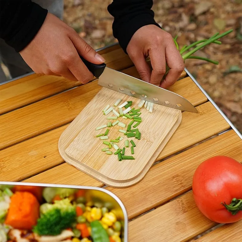 Lunchbox van roestvrij staal 3 - Camp Cutting Board recensie en prijs
