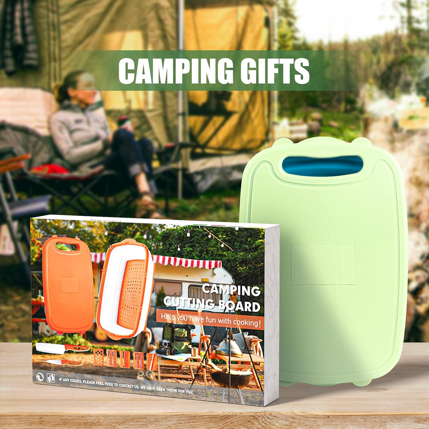 Camping snijplank, opvouwbare  - Camp Cutting Board recensie en prijs