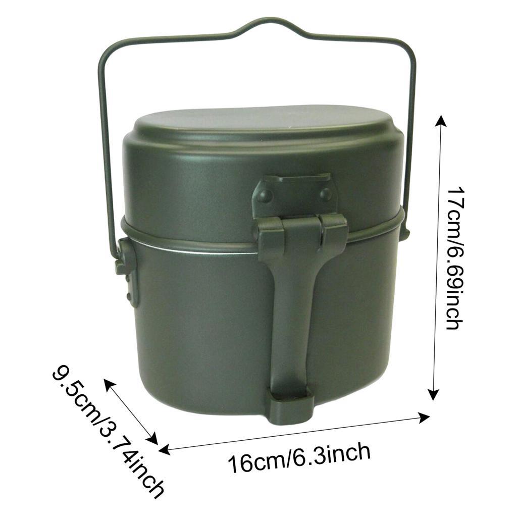 Outdoor kookpottenset Aluminiu - Camping Cooking Mess Kit recensie en prijs