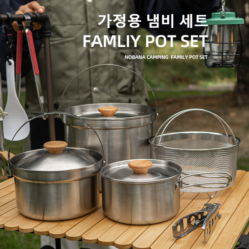 NOBANA Nieuwste Outdoor Rvs Po - Camping Cooking Cylinder recensie en prijs