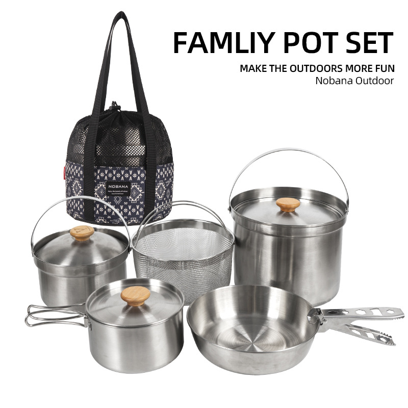 NOBANA Nieuwste Outdoor Rvs Po - Camping Cooking Cylinder recensie en prijs