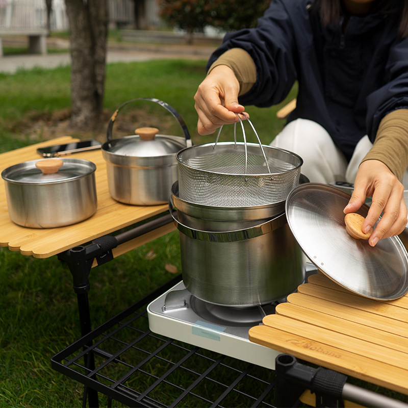NOBANA Nieuwste Outdoor Rvs Po - Camping Cooking Cylinder recensie en prijs