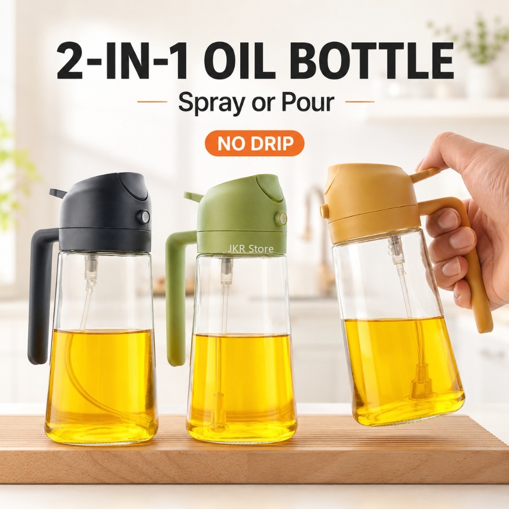 2-in-1 olijfolie spuitfles dis - Camping Cooking recensie en prijs