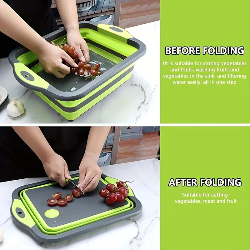 Draagbare opvouwbare waterbak  - Camp Cutting Board recensie en prijs