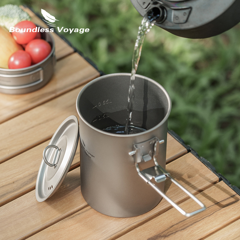 Boundless Voyage 900ml Titaniu - Camping Cooking Lightweight recensie en prijs