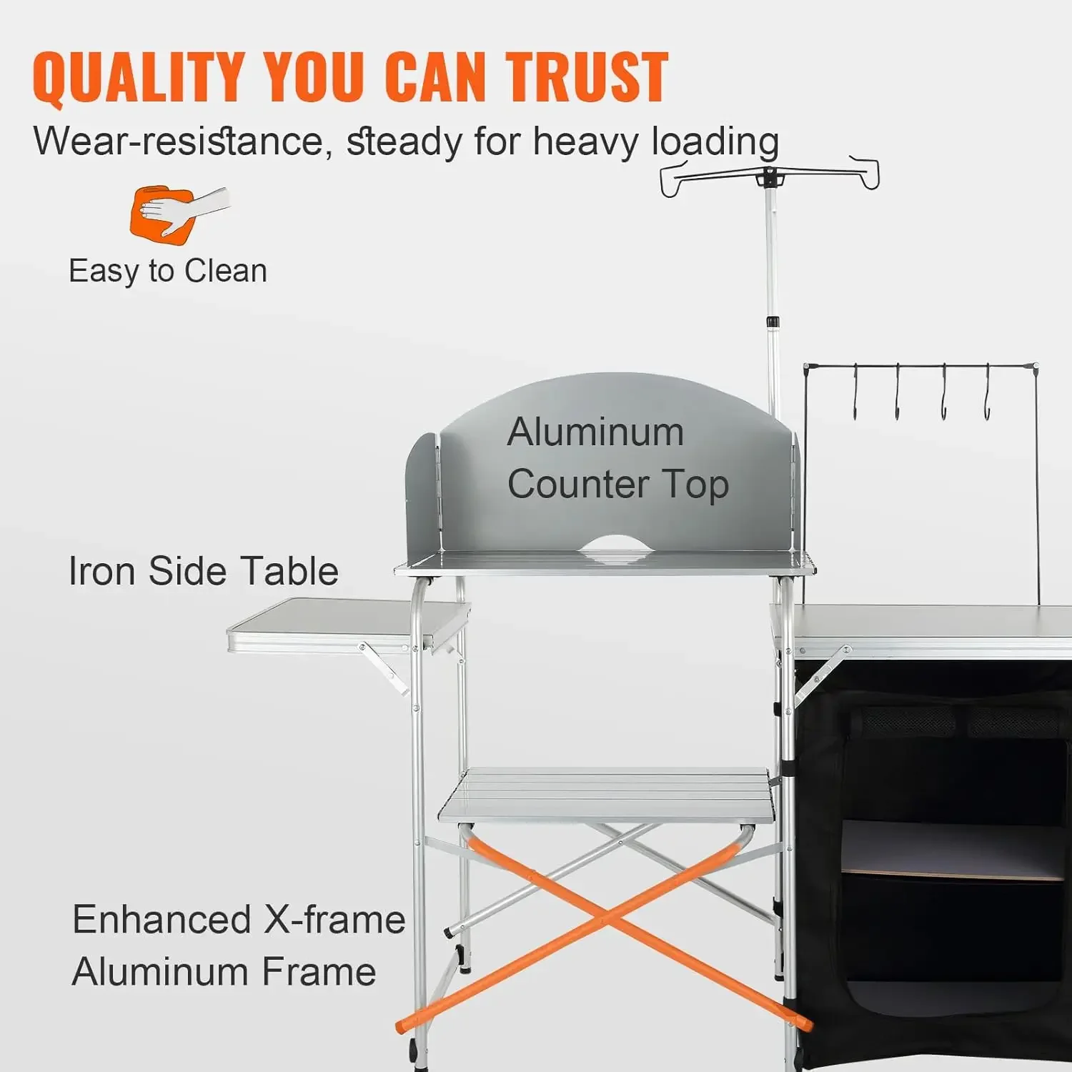 Campingkeukentafel, opvouwbare - Camping Cooking Cupboard recensie en prijs