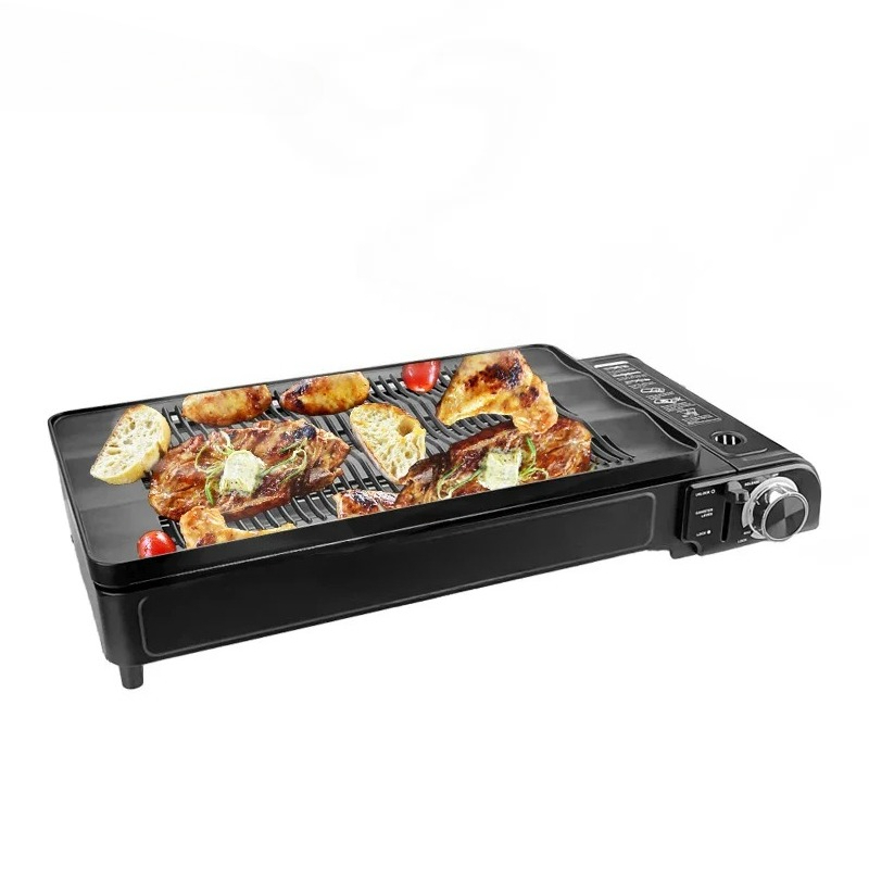 Buiten barbecue van roestvrij  - Camping Cooking Gas Stove Portable Tool recensie en prijs
