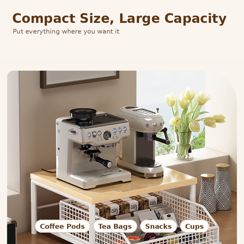 Koffiemachine opbergrek uittre - Pocket Coffee Maker recensie en prijs