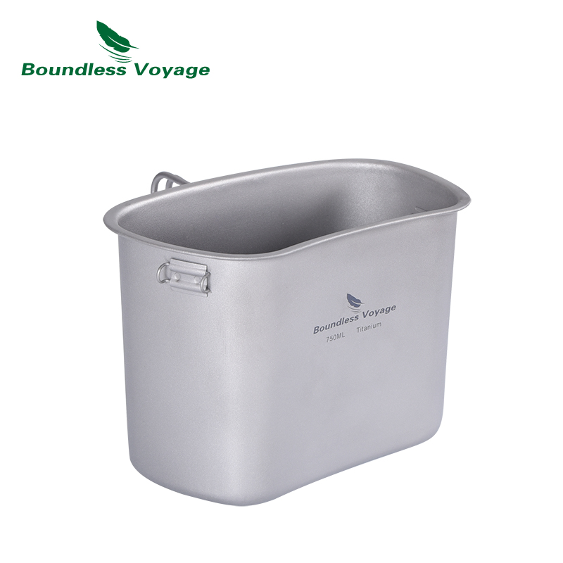 Grenzeloze Voyage Titanium Kan - Camping Cooking Mess Kit recensie en prijs
