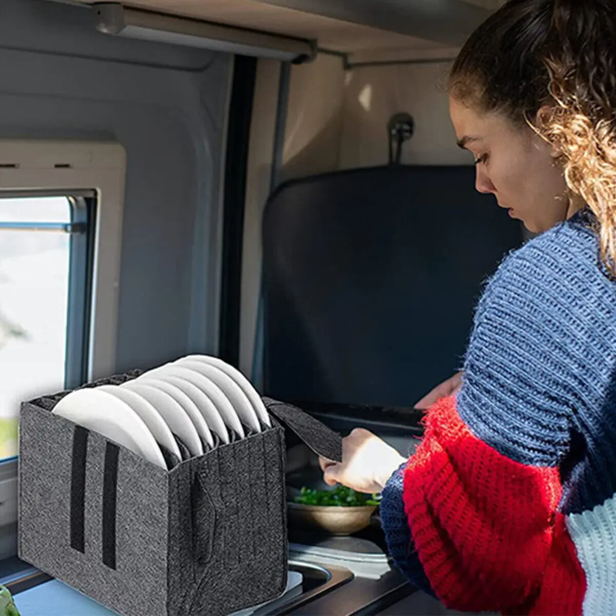 1 stuk vilten bord, schaal, be - Camping Cooking Meals recensie en prijs