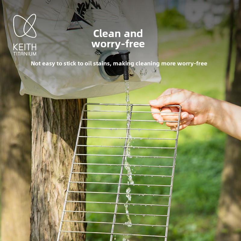 KEITH Pure Titanium Barbecue G - Camping Cooking Lightweight recensie en prijs