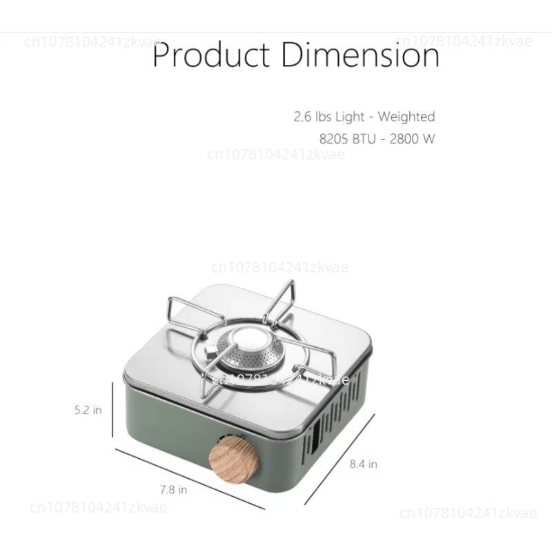Butaan-kampeerfornuis met draa - Camping Cooking Gas Stove Portable Tool recensie en prijs